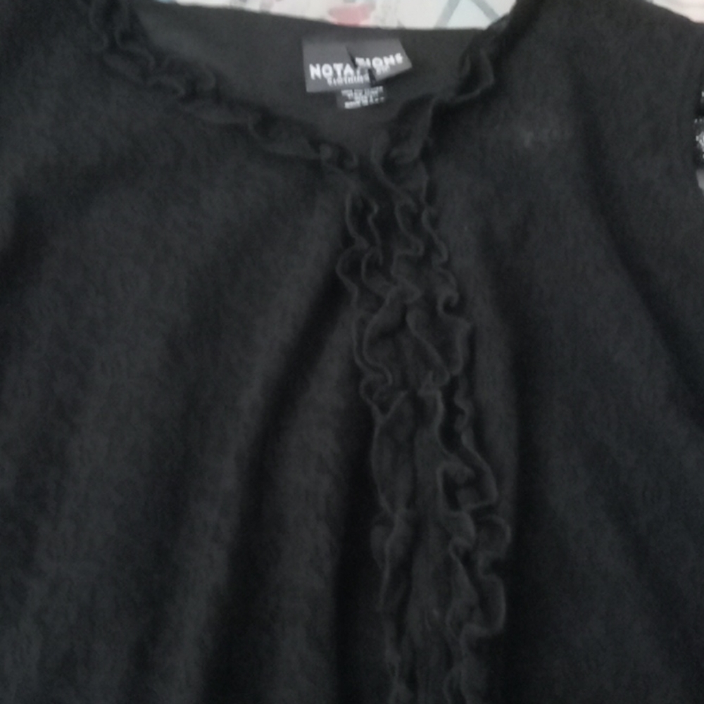 Black tank top